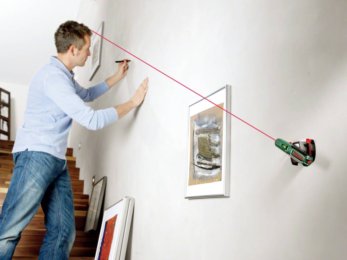 Bosch Home and Garden PLL 5, B-Ware 0603015005920 Laser-Wasserwaage 0.5 mm/m