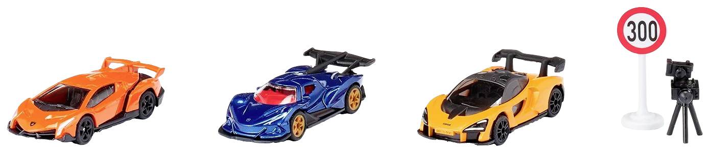 SIKU Spielwaren PKW Modell Supercars-Set Fertigmodell PKW Modell