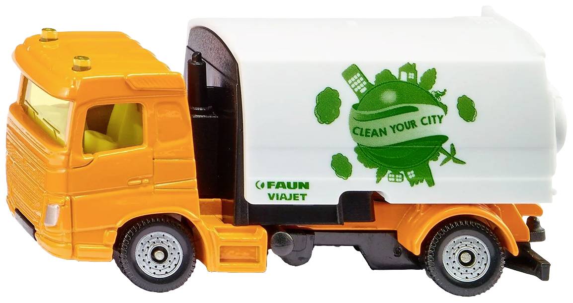 SIKU Spielwaren Einsatzfahrzeug Modell Faun Kehrmaschine Fertigmodell PKW Modell