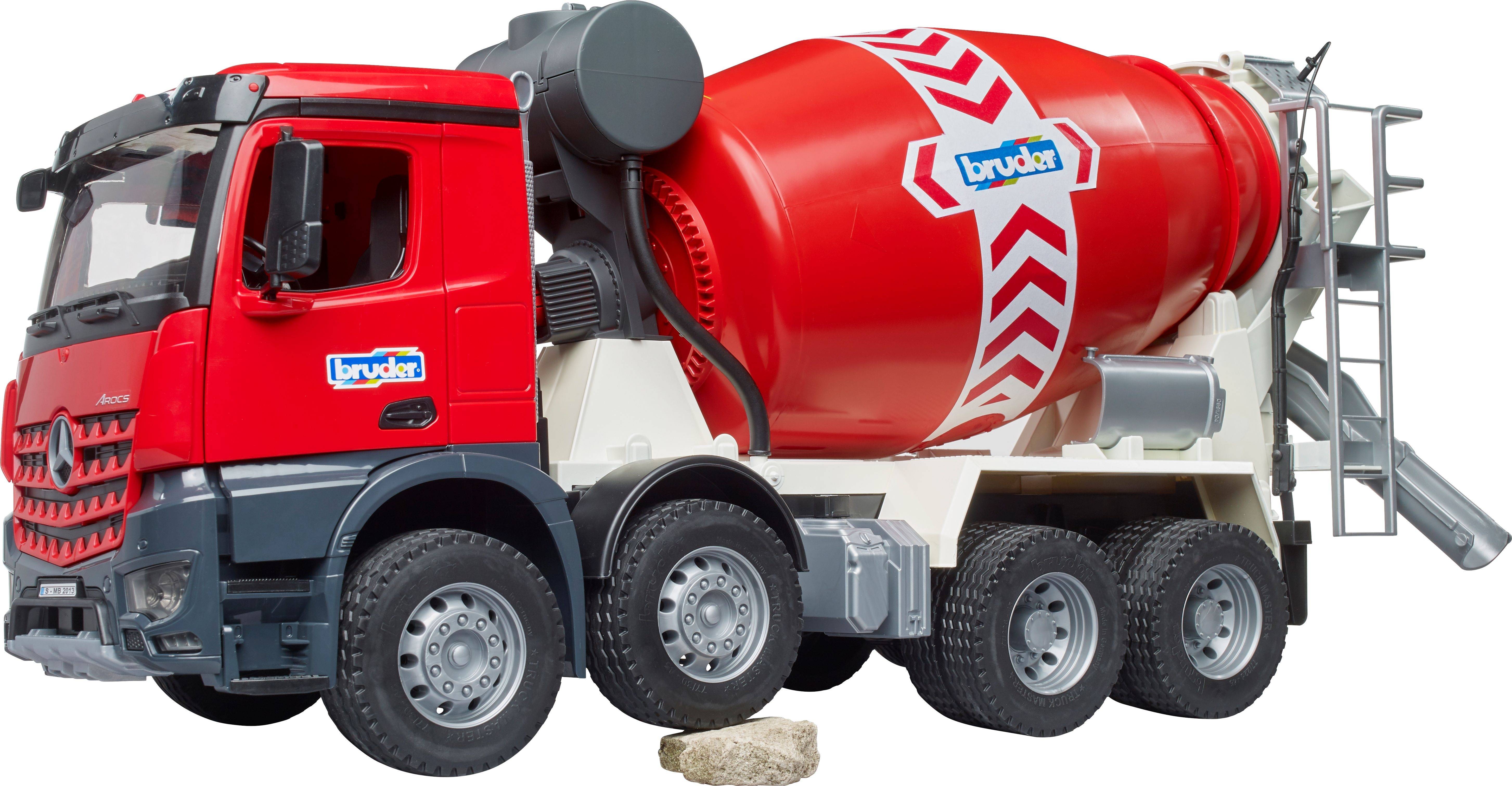 Bruder Baufahrzeug Modell Mercedes Benz Arocs Betonmischer Fertigmodell LKW Modell