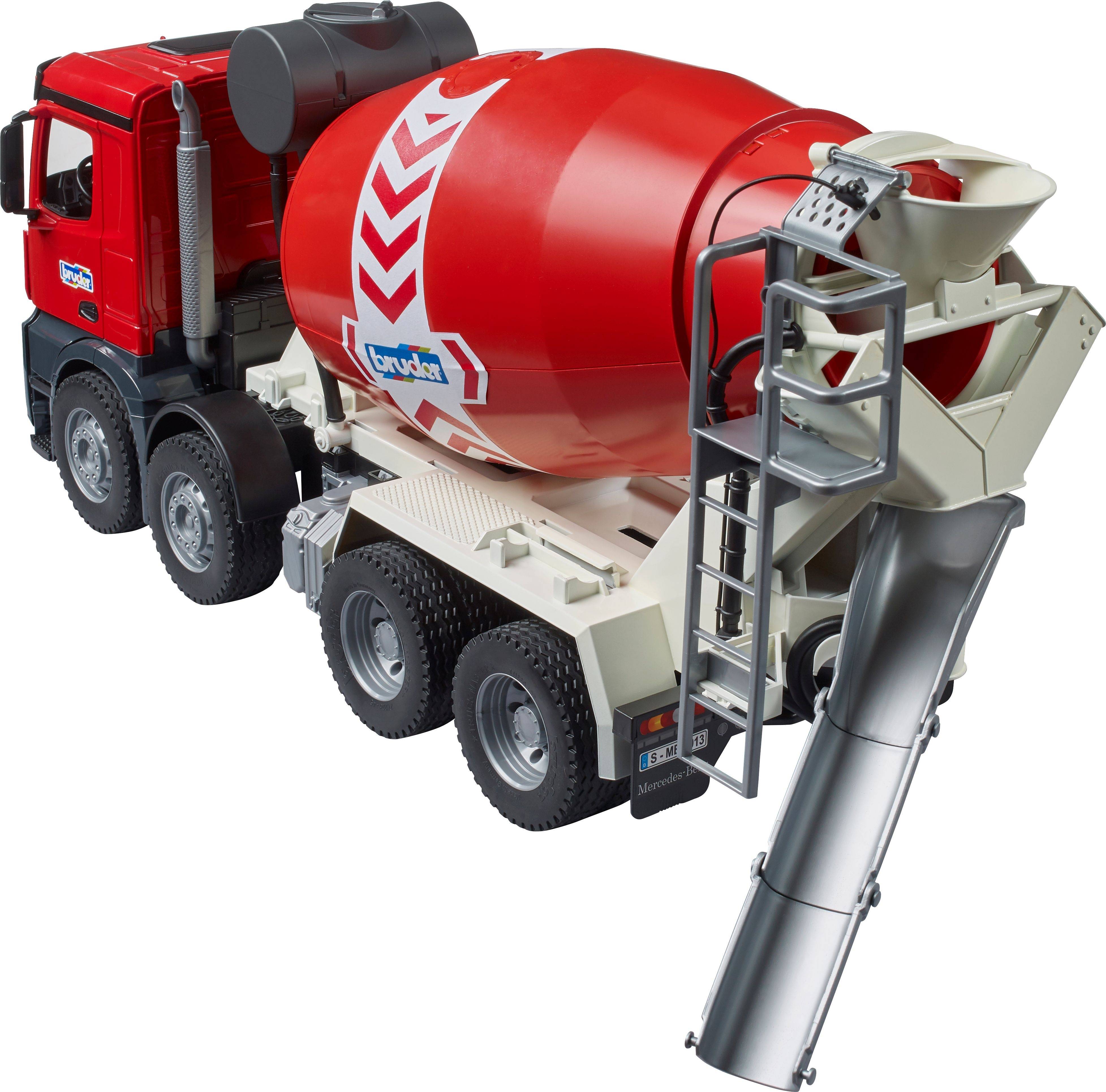 Bruder Baufahrzeug Modell Mercedes Benz Arocs Betonmischer Fertigmodell LKW Modell