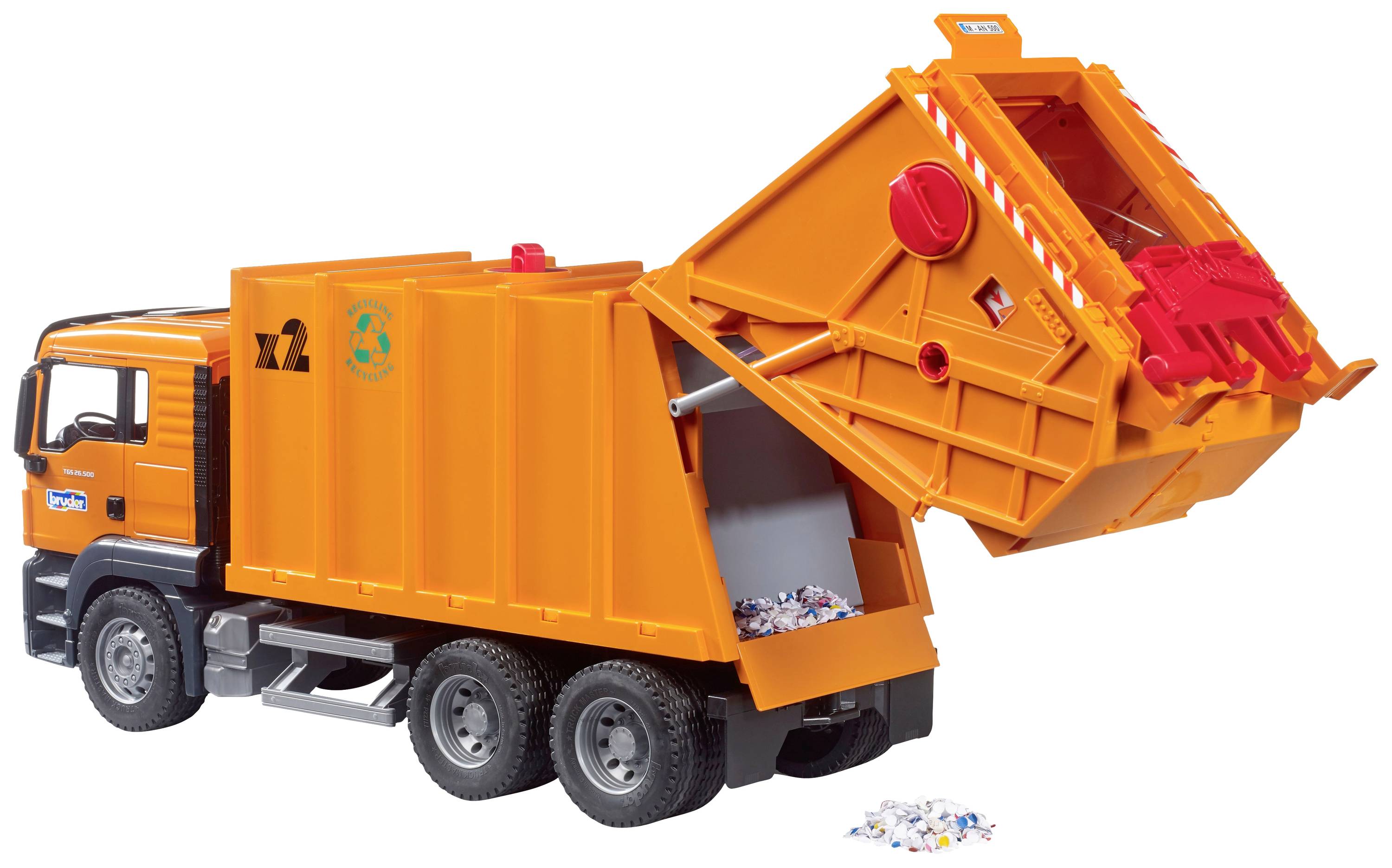 Bruder MAN TGS Müll-LKW Fertigmodell Nutzfahrzeug Modell