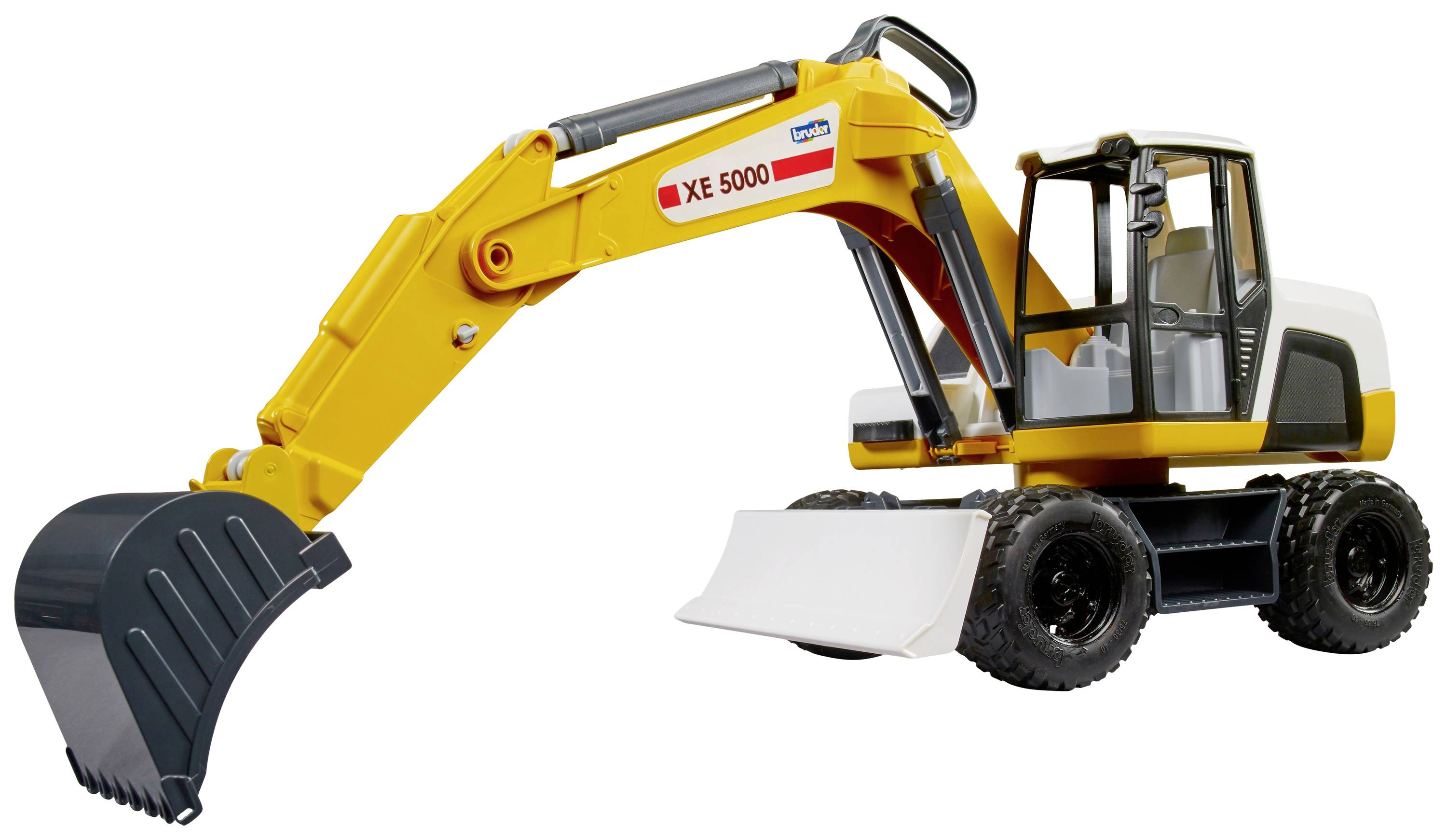 Bruder Baufahrzeug Modell XE 5000 Mobilbagger Fertigmodell Baufahrzeug Modell