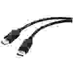 Renkforce DisplayPort Anschlusskabel DisplayPort Stecker, DisplayPort Stecker 2.00 m Schwarz Displa