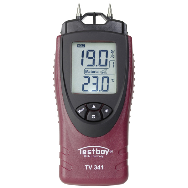 Testboy TV 341 Materialfeuchtemessgerät Messbereich Baufeuchtigkeit (Bereich) 0 bis 55 % Messbereic