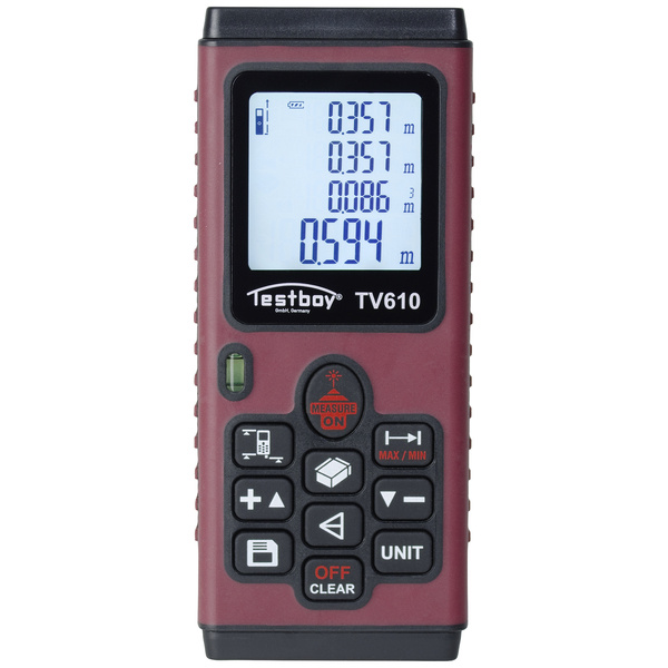 Testboy TV 610 Laser-Entfernungsmesser Messbereich (max.) (Details) 60m