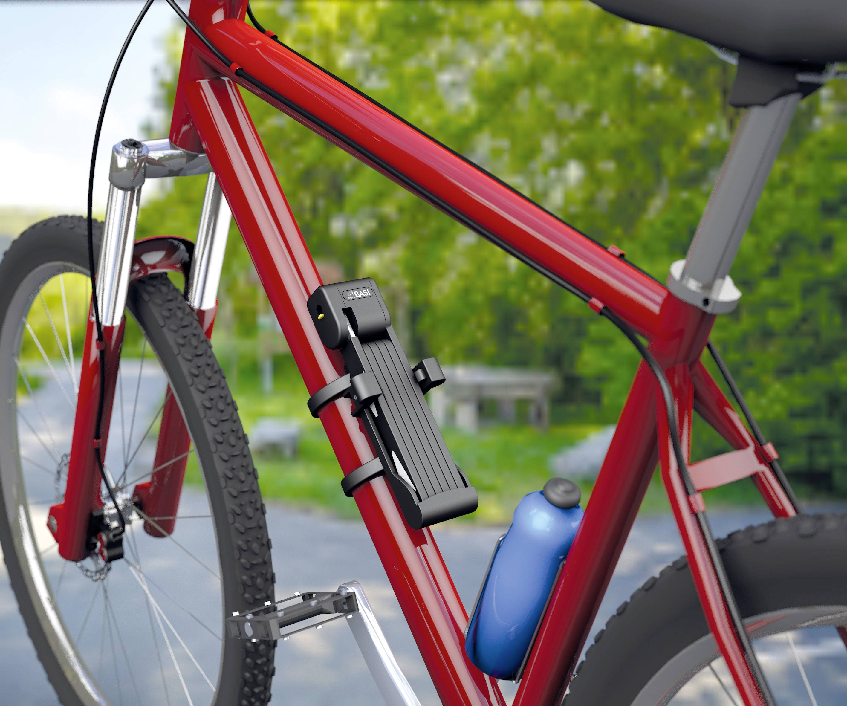 Basi ZR 314 Faltschloss Schwarz Schlüsselschloss