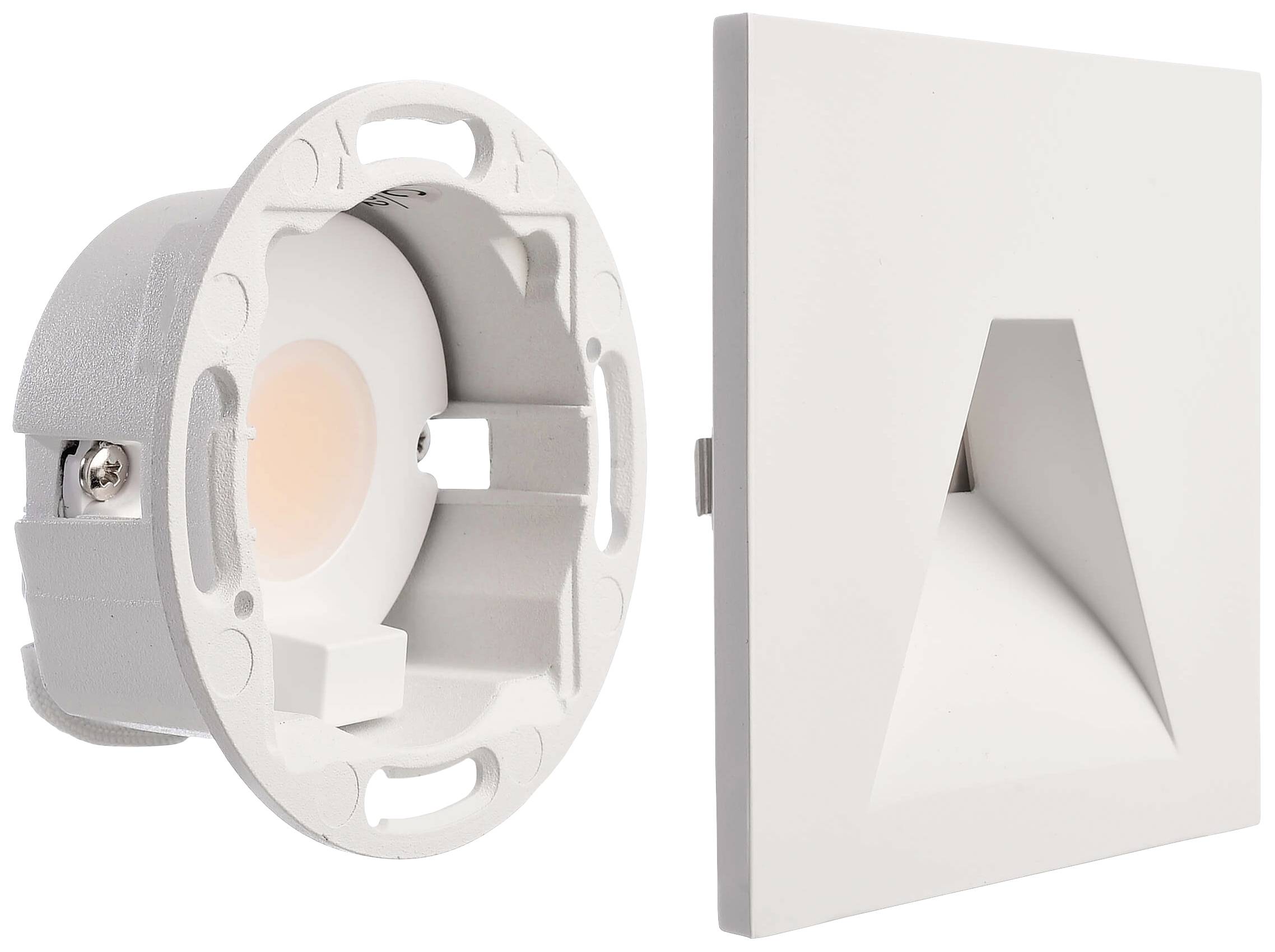 Deko Light 620175 Alwaid 2 Set LED-Wandeinbauleuchte EEK: G (A - G) LED 4W Weiß (RAL 9016)