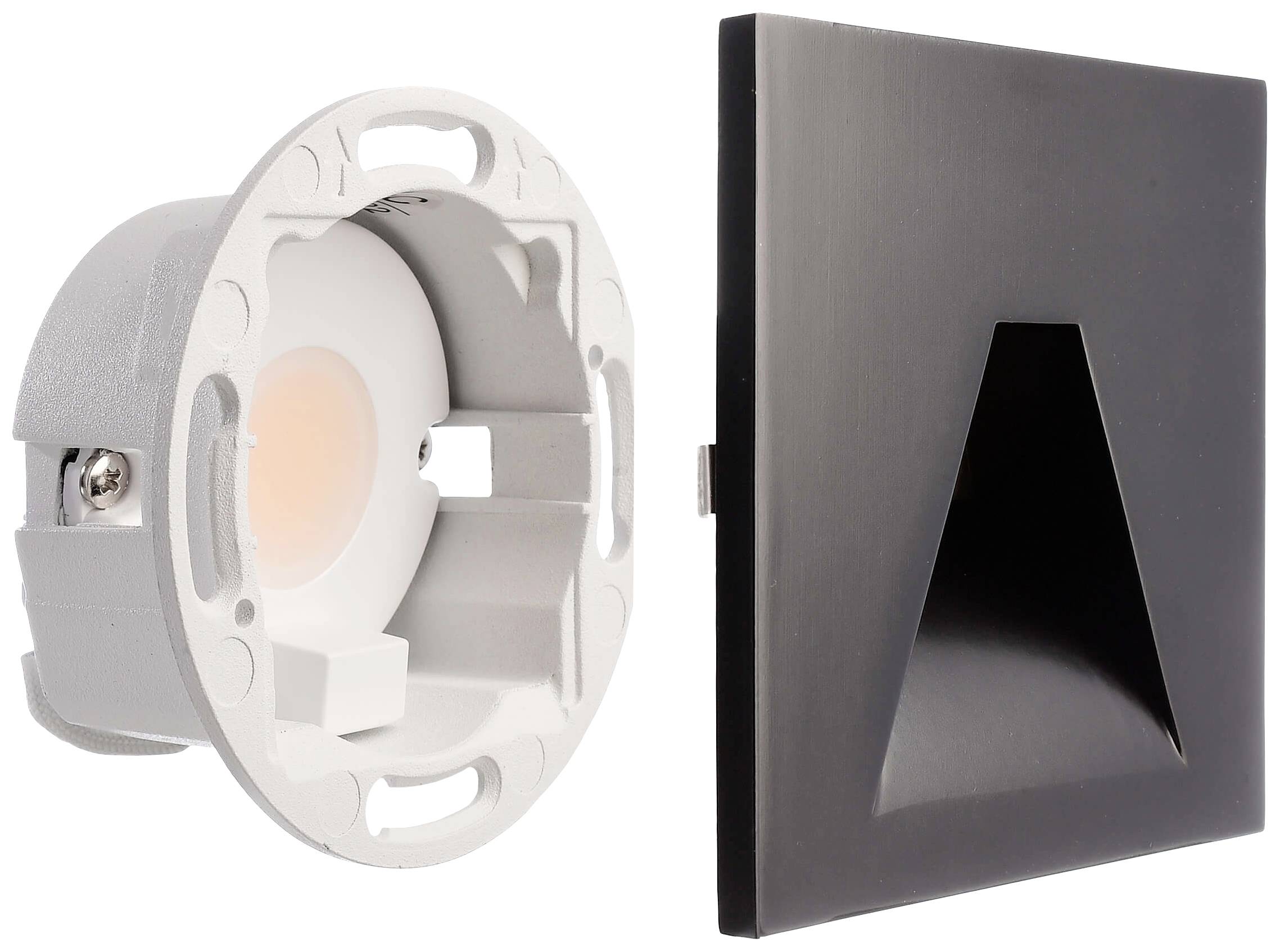 Deko Light 620177 Alwaid 2 Set LED-Wandeinbauleuchte EEK: G (A - G) LED 4 W Schwarz