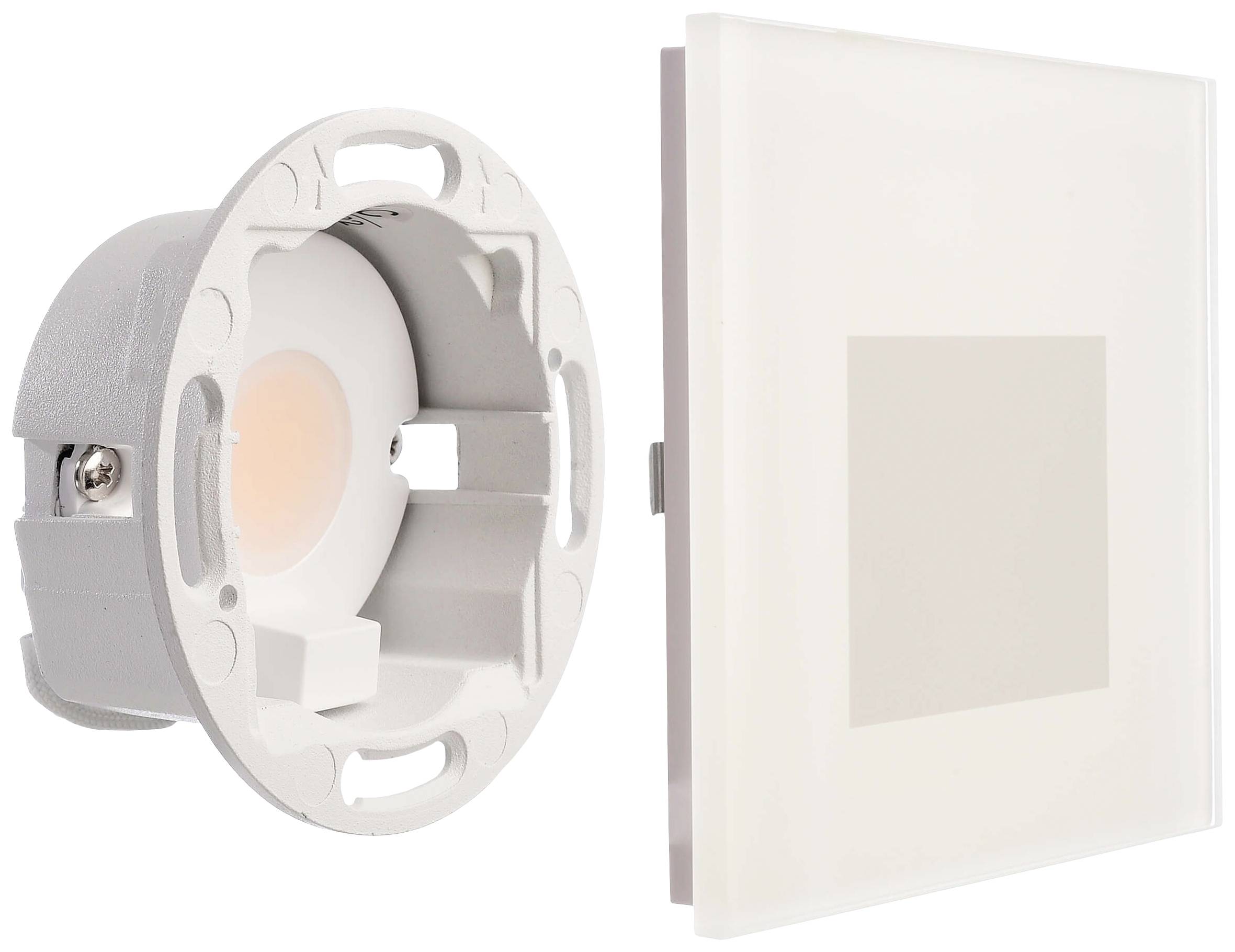 Deko Light 620178 Alwaid 2 Set LED-Wandeinbauleuchte EEK: G (A - G) LED 4W Weiß (RAL 9016)