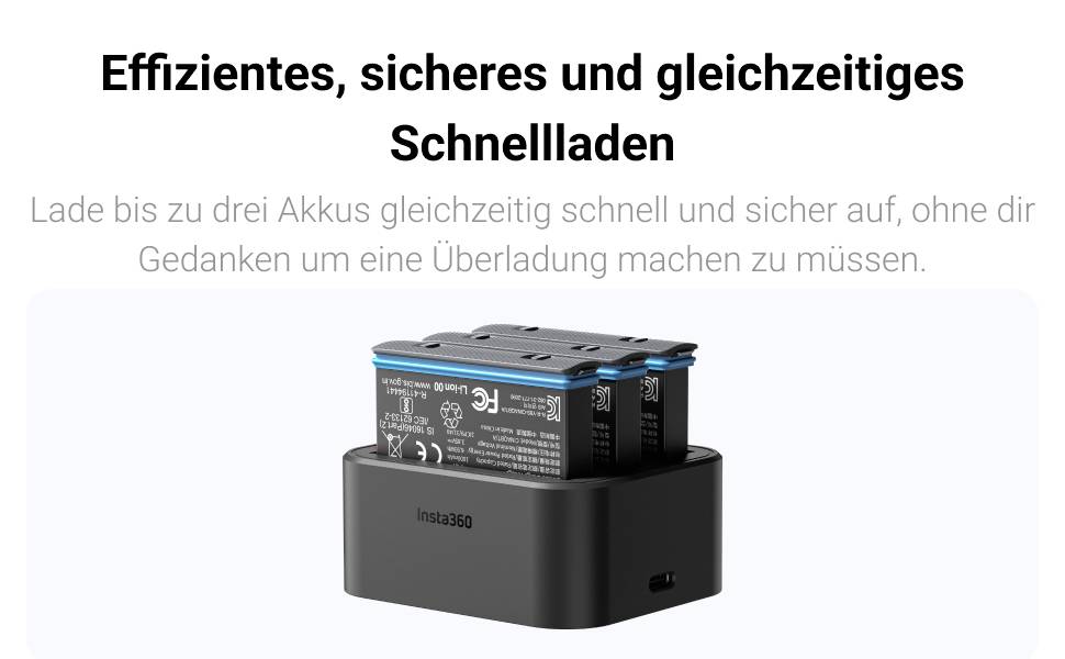 Insta360 Schnellladegerät 853649