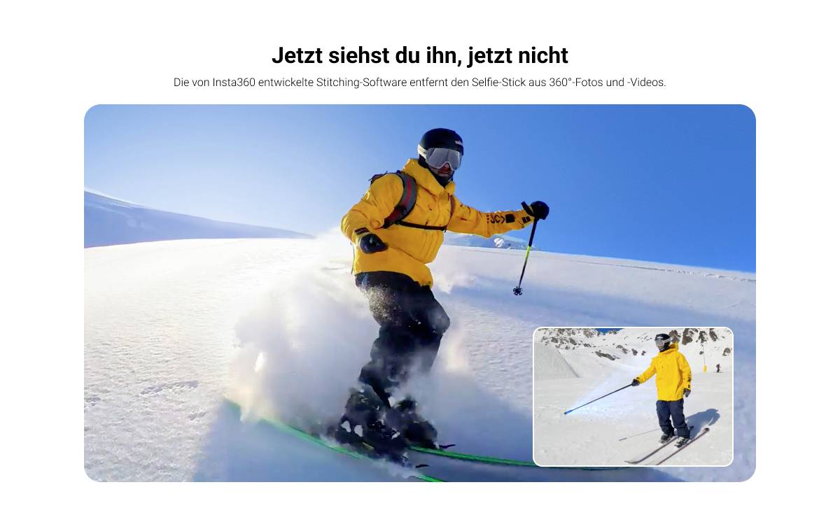 Insta360 LUH-POTH 200R-FA Selfie Stick 852338