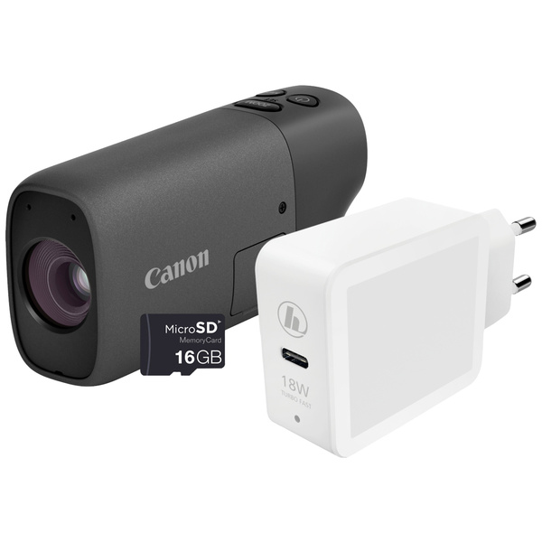 Canon PowerShot ZOOM Digitalkamera 12.1 Megapixel Schwarz Bildstabilisierung, Bluetooth, Integriert