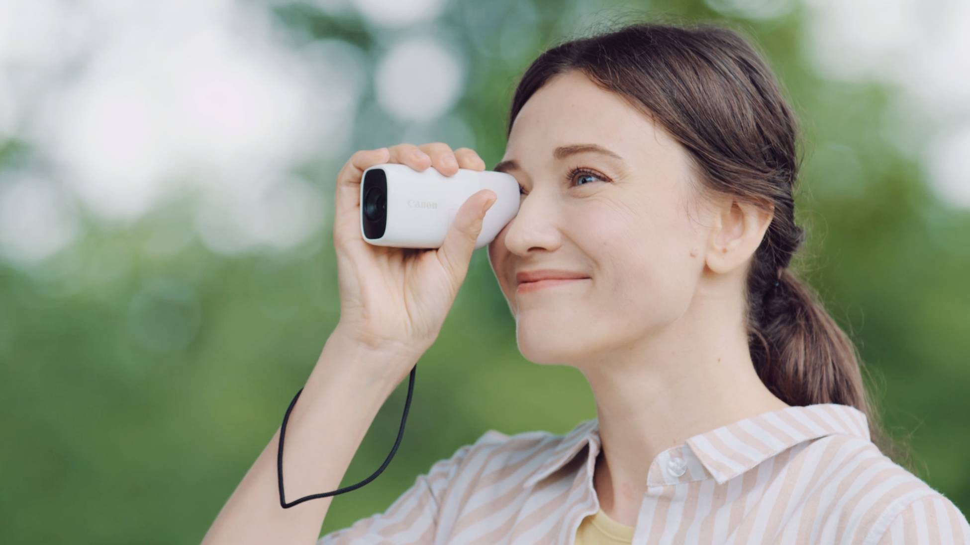 Canon PowerShot ZOOM Digitalkamera 12.1 Megapixel Weiß Bildstabilisierung, Bluetooth, Integrierter Akku, Full HD Video