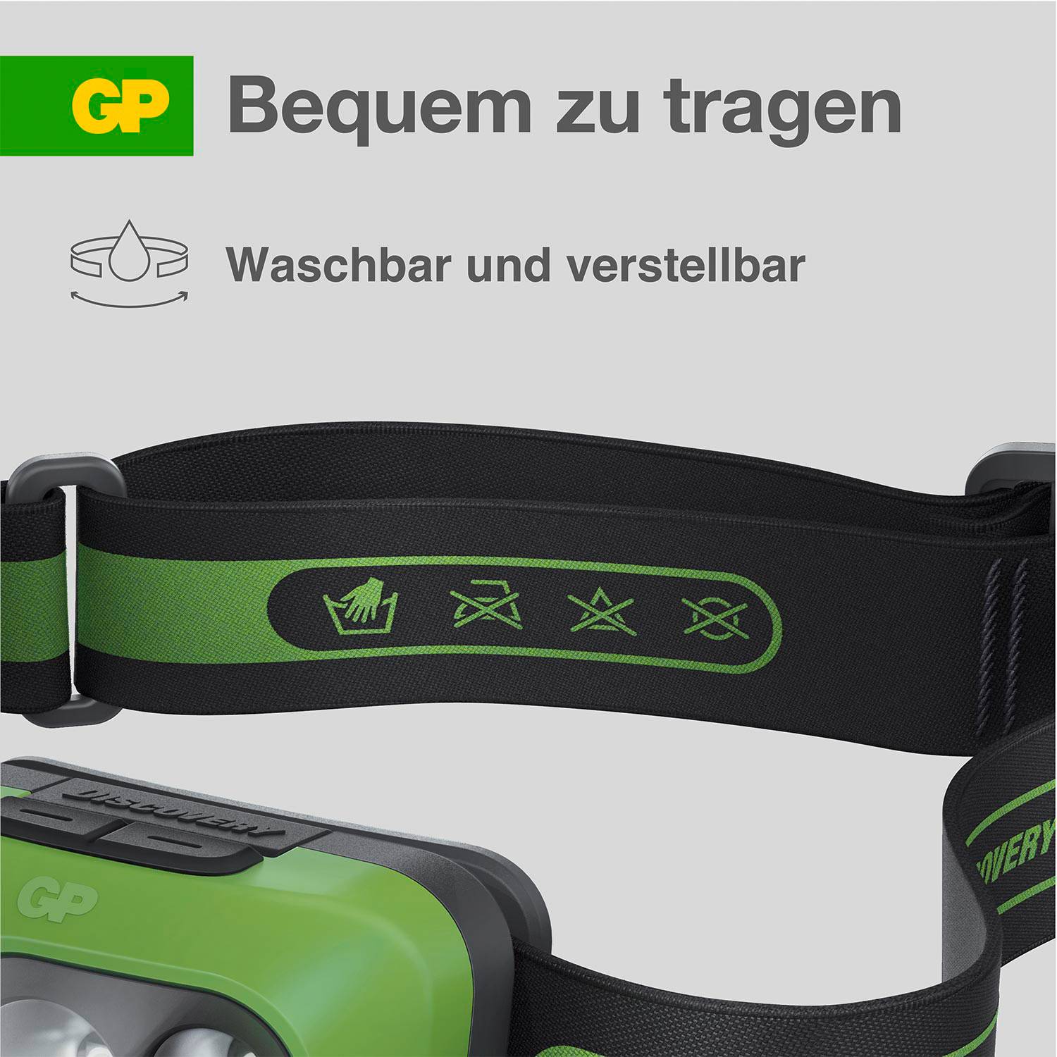 GP Discovery GPDISHLCH43BL027 LED Stirnlampe batteriebetrieben 150 lm 36 h GPDISHLCH43BL027