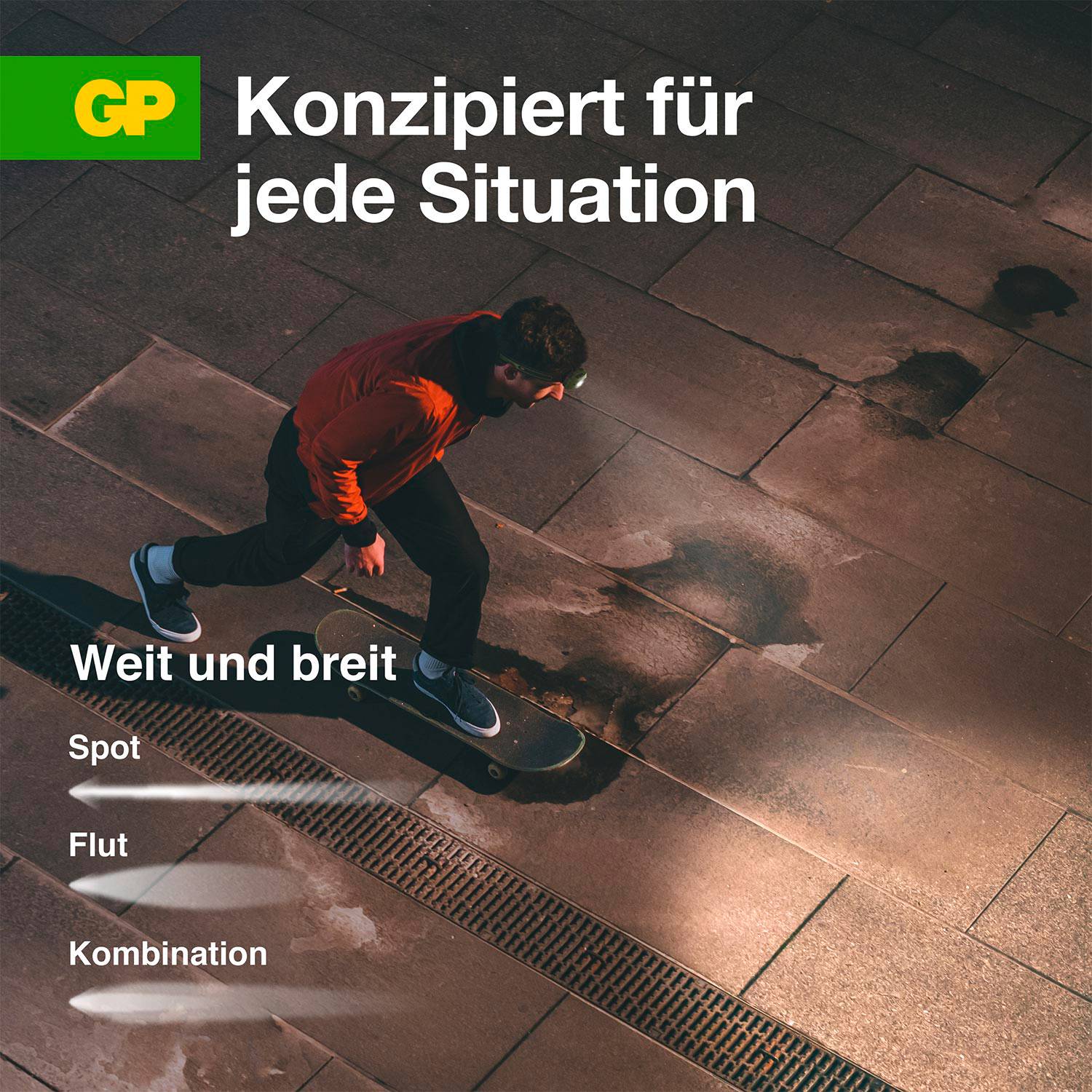 GP Discovery GPDISHLCH43BL027 LED Stirnlampe batteriebetrieben 150lm 36h GPDISHLCH43BL027