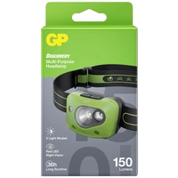 GP Discovery GPDISHLCH43BL027 LED Stirnlampe batteriebetrieben 150 lm 36 h GPDISHLCH43BL027 GP Discovery GPDISHLCH43BL027 LED Stirnlampe batteriebetrieben 150 lm 36 h GPDISHLCH43BL027