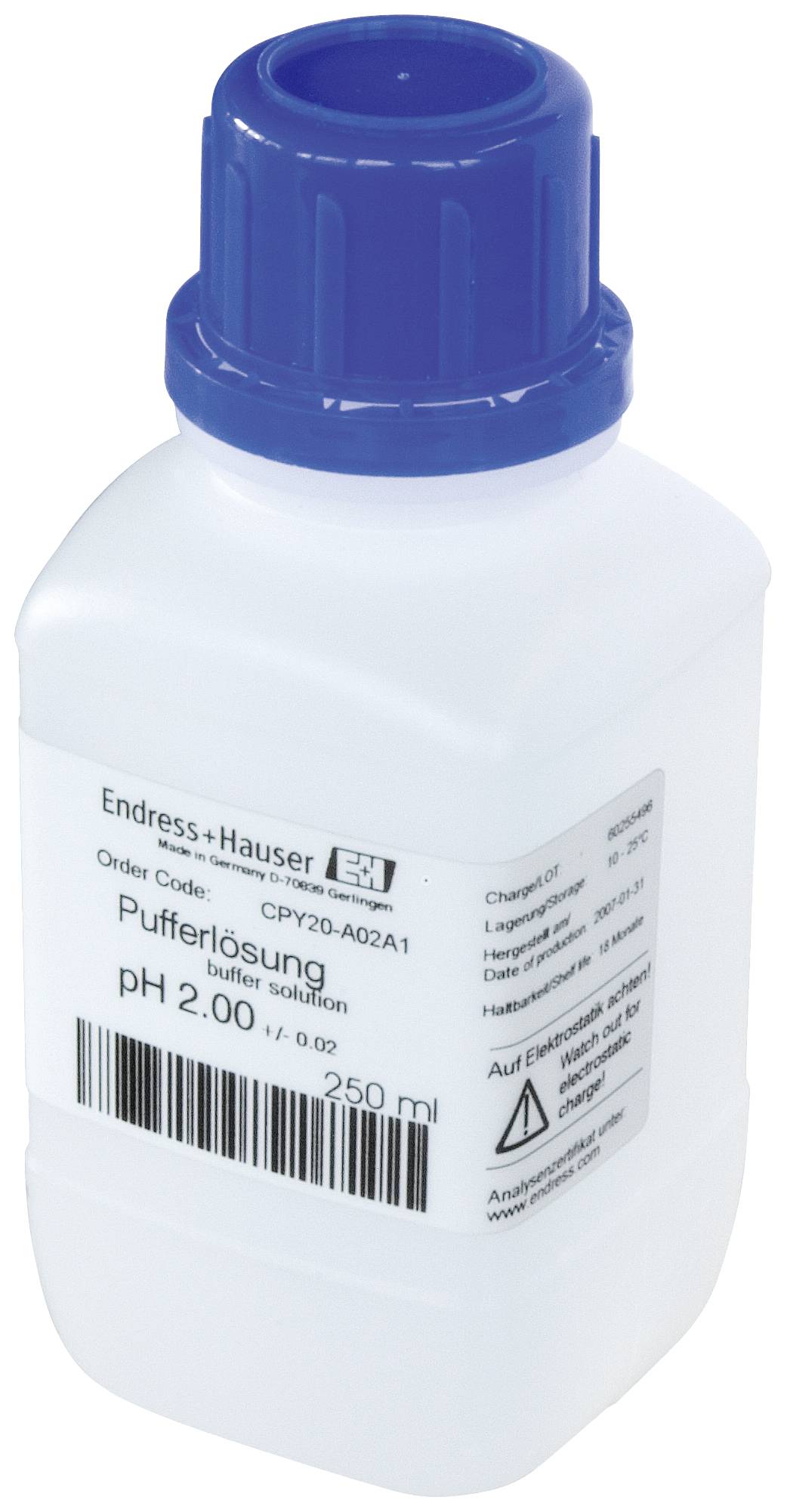 Endress+Hauser CPY20 Pufferlösung pH-Wert 250ml