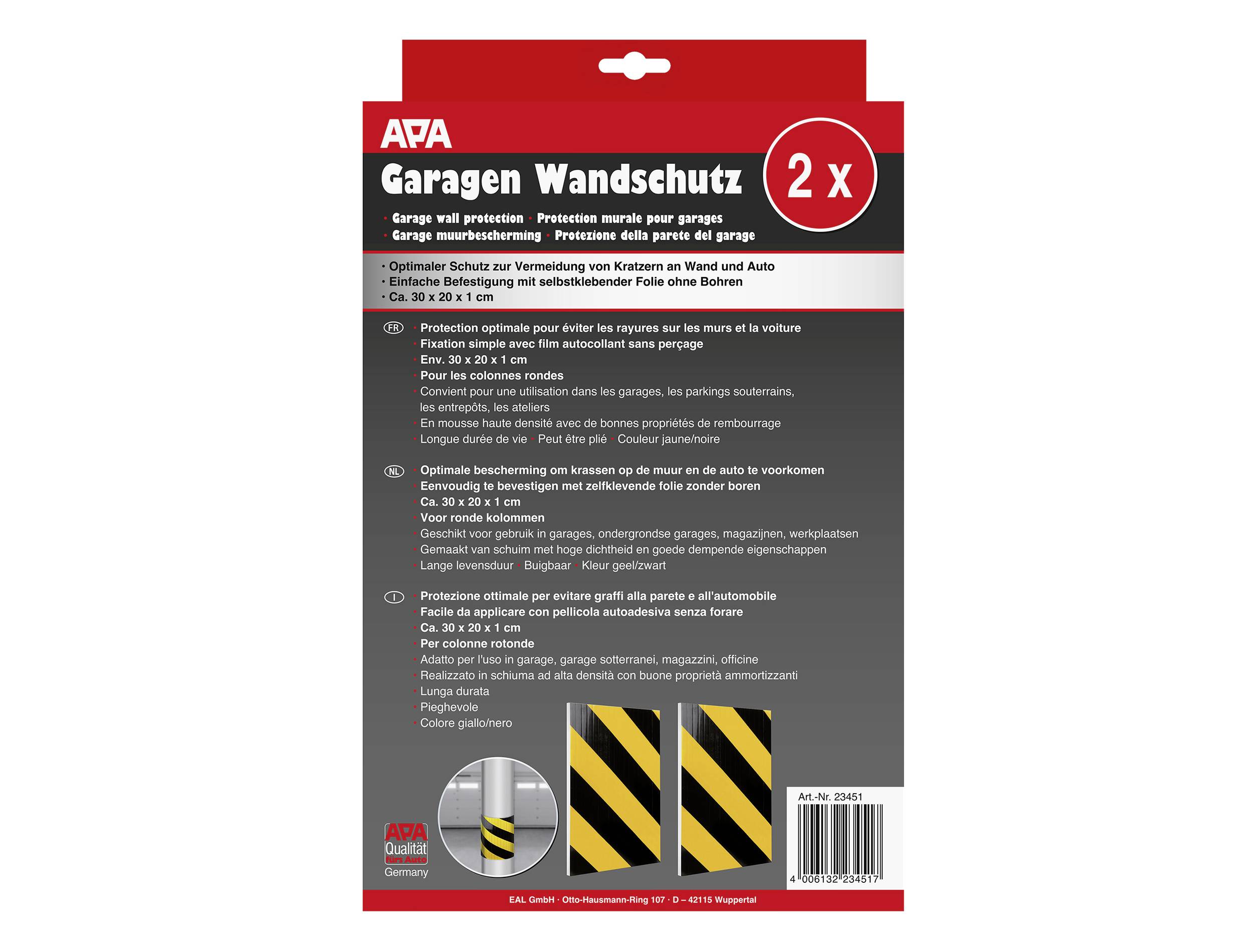 APA 23451 Wandschutz-Set Universal