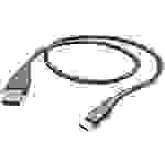 Hama USB-Ladekabel USB 2.0 USB-A Stecker, USB-C® Stecker 1.50 m Schwarz 00201595