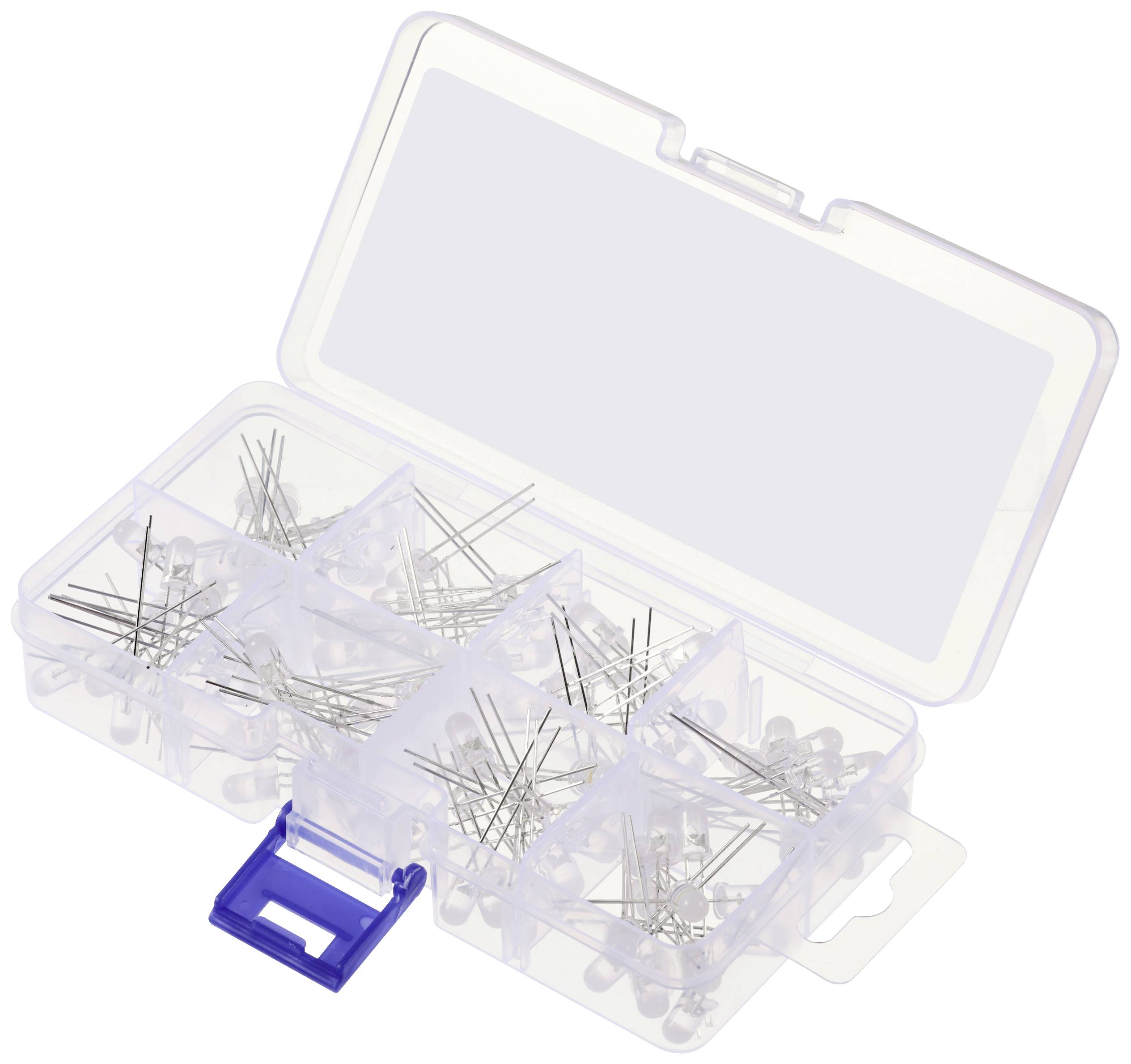 TRU COMPONENTS LED bedrahtet 5 mm Milchige Linse 100 ° 20 mA 1.8 V, 3.4 V Rot, Gelb, Orange, Blau