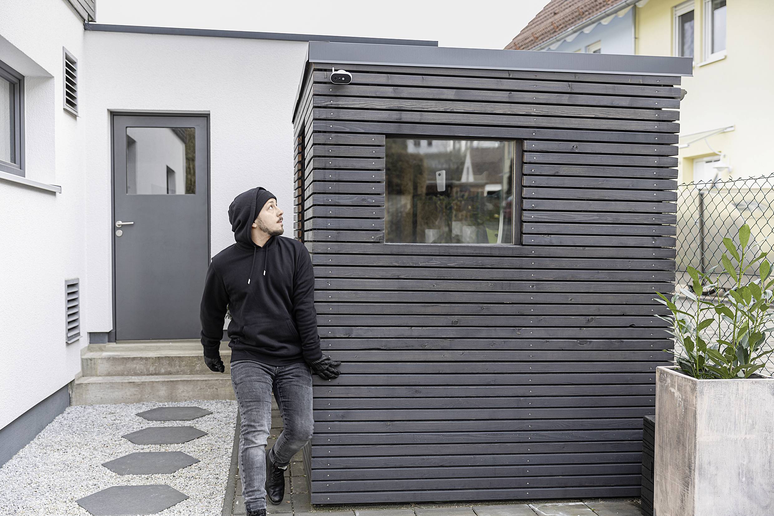 ABUS PPIC91000 LAN, WLAN IP-Überwachungskamera-Set 4-Kanal 1920 x 1080 Pixel