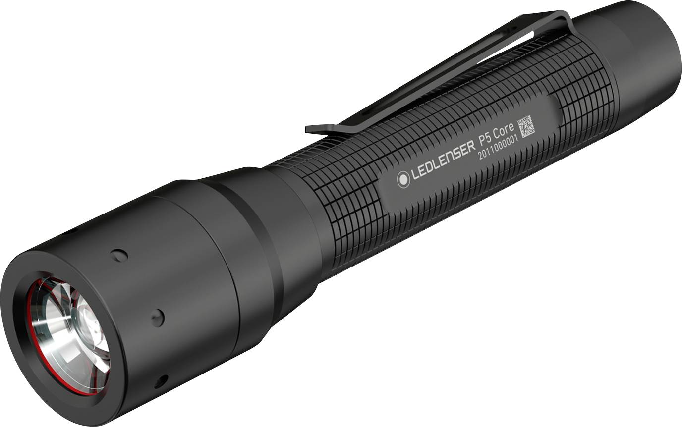 Ledlenser P5 Core LED Stablampe mit Gürtelclip batteriebetrieben 150 lm 12 h 83 g