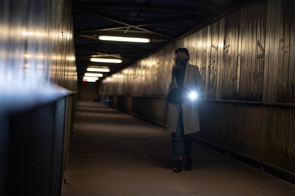 Ledlenser K6R safety LED Stablampe mit USB-Schnittstelle akkubetrieben 400lm 32g