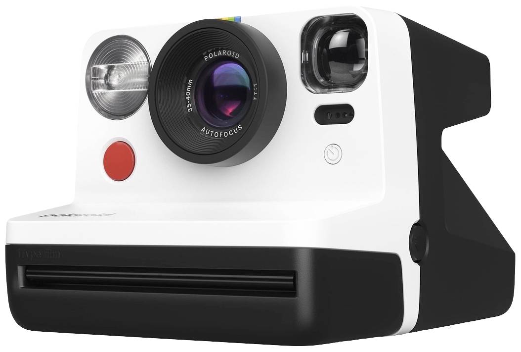 Polaroid Now Gen2 Sofortbildkamera Schwarz, Weiß