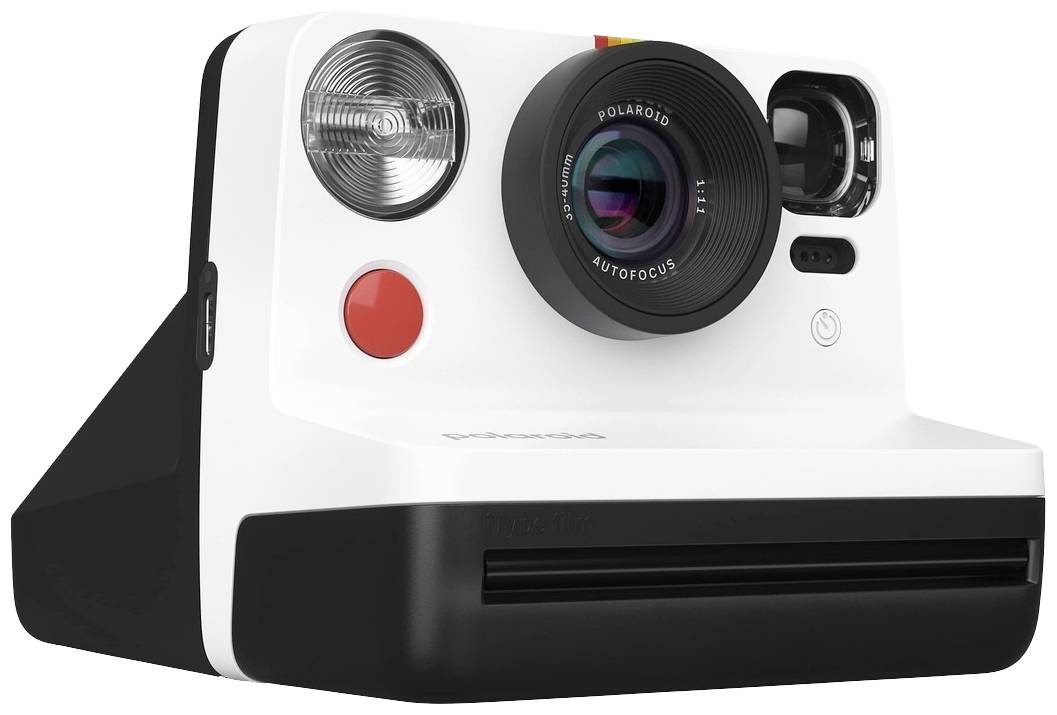 Polaroid Now Gen2 Sofortbildkamera Schwarz, Weiß
