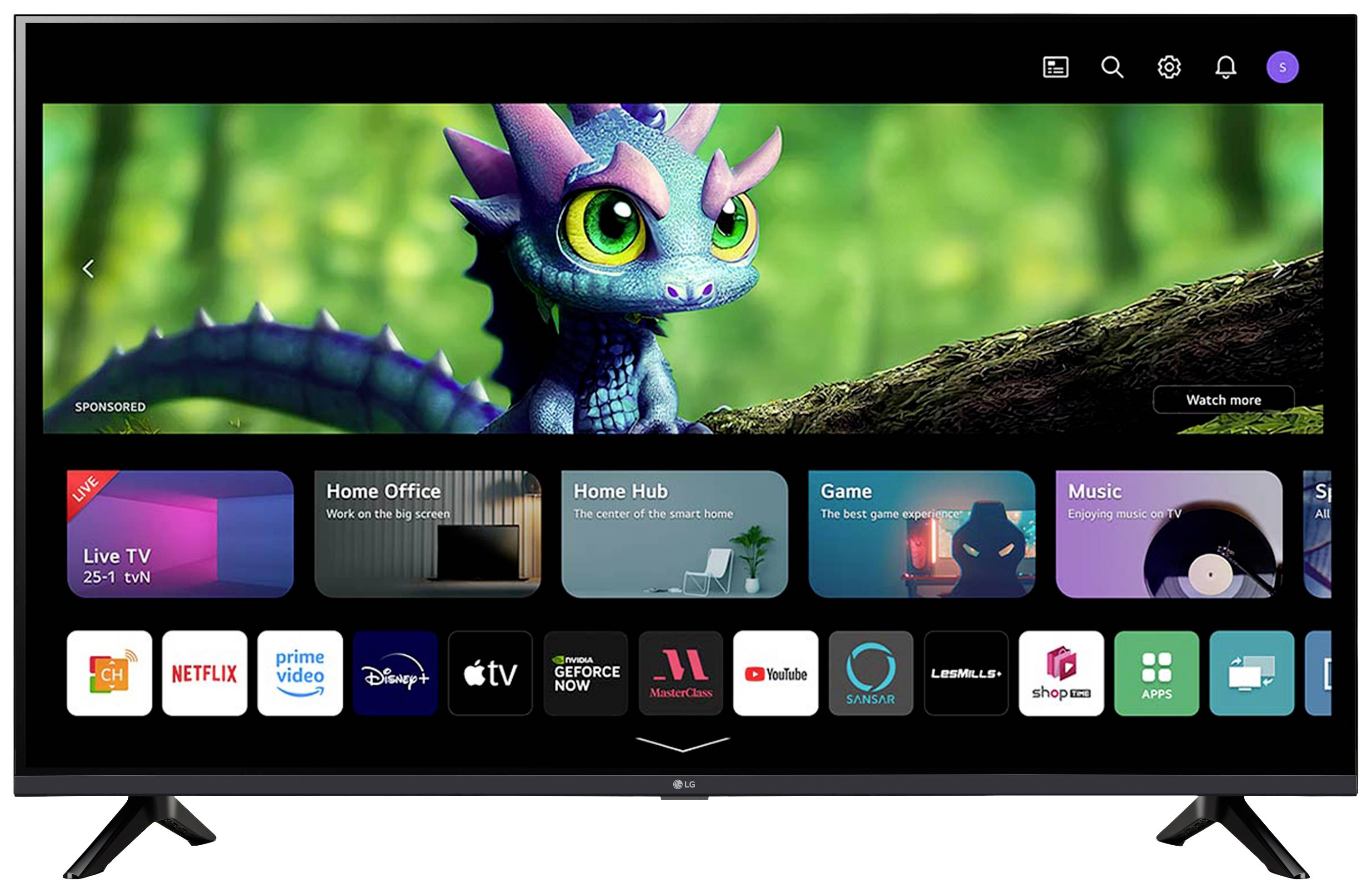 LG Electronics 4K Smart UHD TV 65UR73006LA LCD-TV 165.1 cm 65 Zoll EEK G (A - G) UHD, Smart TV, WLAN, CI+ Schwarz