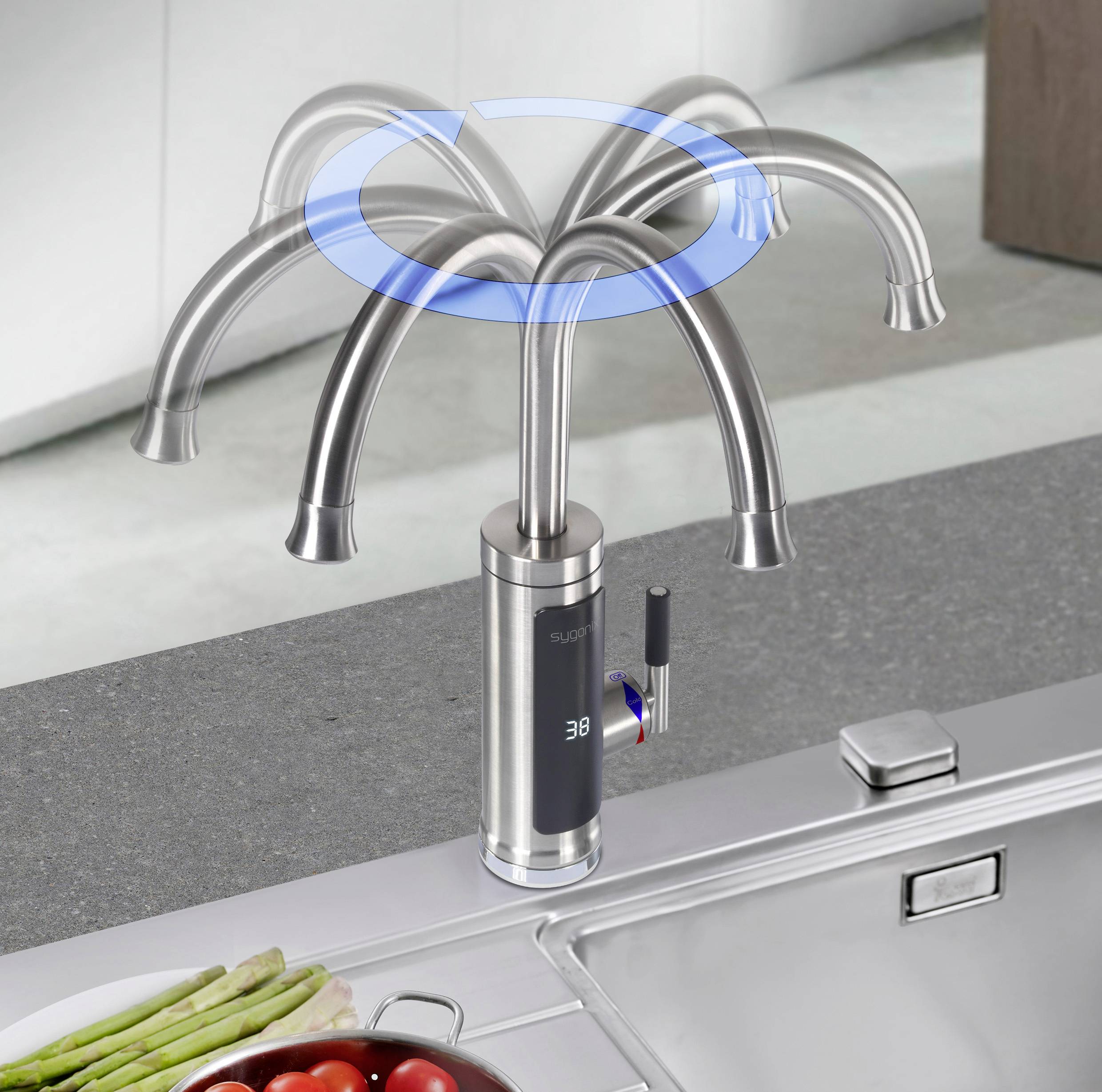 Sygonix SY-5773108 Durchlauferhitzer A (A+ - F) 3000 W