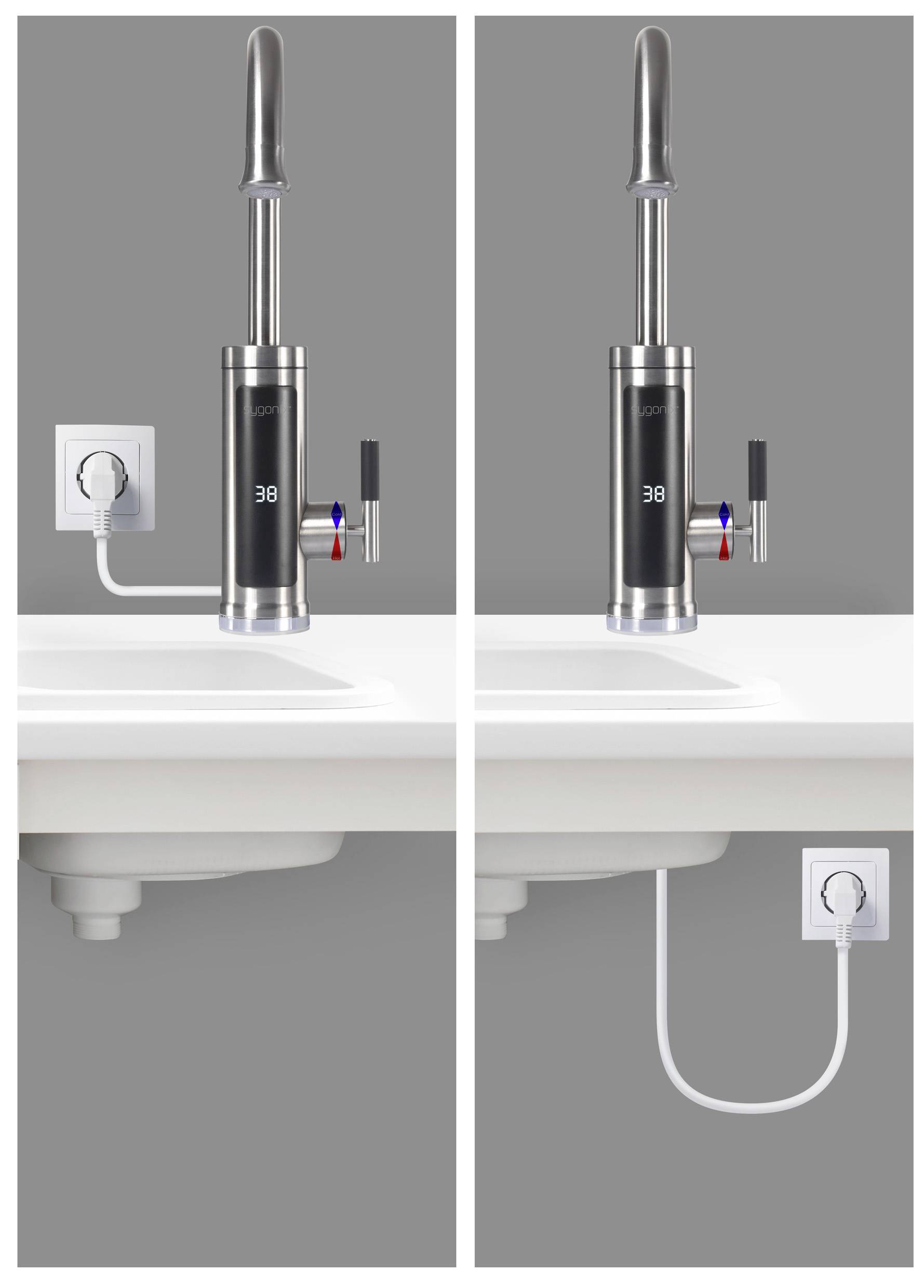 Sygonix SY-5773108 Durchlauferhitzer A (A+ - F) 3000 W