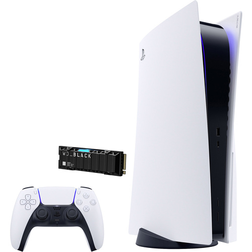 Sony Playstation® 5 Konsole Standard Edition 2TB Schwarz, Weiß