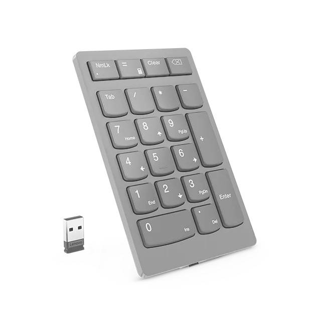 Lenovo Go Wireless Kabellos Nummernblock Grau