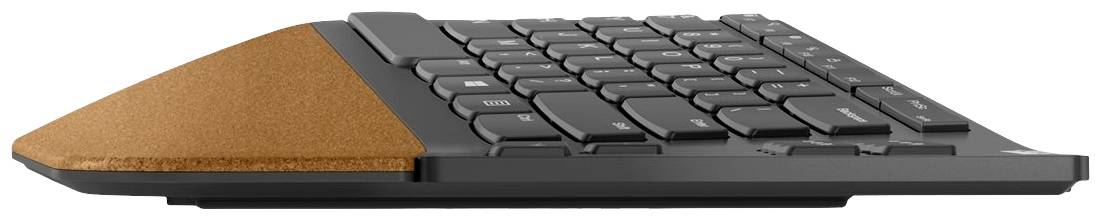 Lenovo Go Wireless Split Kabellos, Funk Tastatur Ergonomisch Deutsch, QWERTZ Grau