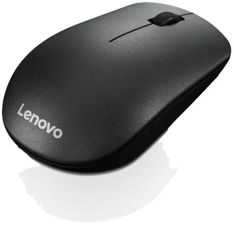 Lenovo 400 Maus Kabellos, Funk Optisch Schwarz 3 Tasten 1200 dpi