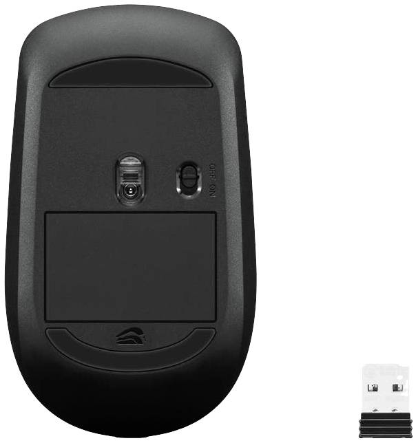 Lenovo 400 Maus Kabellos, Funk Optisch Schwarz 3 Tasten 1200 dpi