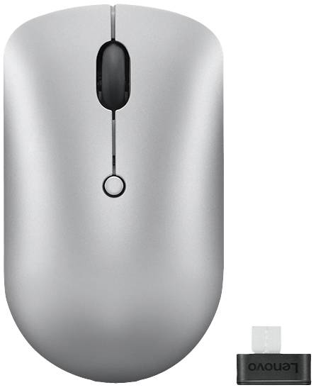 Lenovo 540 Maus Funk, Kabellos Optisch Grau 4 Tasten 2400 dpi