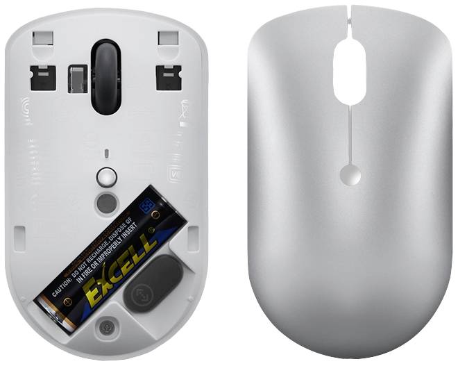 Lenovo 540 Maus Funk, Kabellos Optisch Grau 4 Tasten 2400 dpi