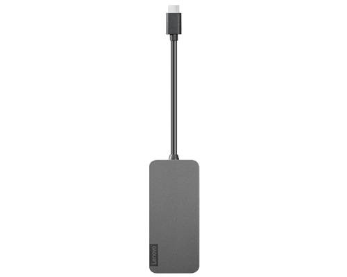 Lenovo USB-C to 4 Port USB-A Hub 4 Port USB-C® (USB 3.2 Gen 1) Multiport Hub Schwarz