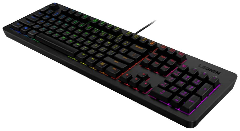 Lenovo Legion K300 RGB Kabelgebunden Tastatur Deutsch, QWERTZ Schwarz Beleuchtet