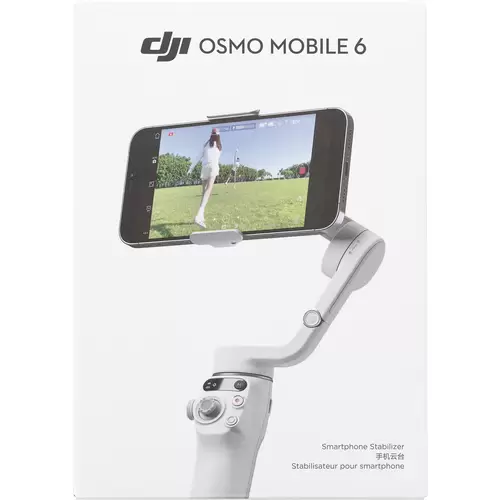DJI Osmo Mobile 6 Gimbal elektrisch 1/4 Zoll Grau Bluetooth, inkl. Smartphonehalter, inkl. Tasche DJI Osmo Mobile 6 Gimbal elektrisch 1/4 Zoll Grau Bluetooth, inkl. Smartphonehalter, inkl. Tasche