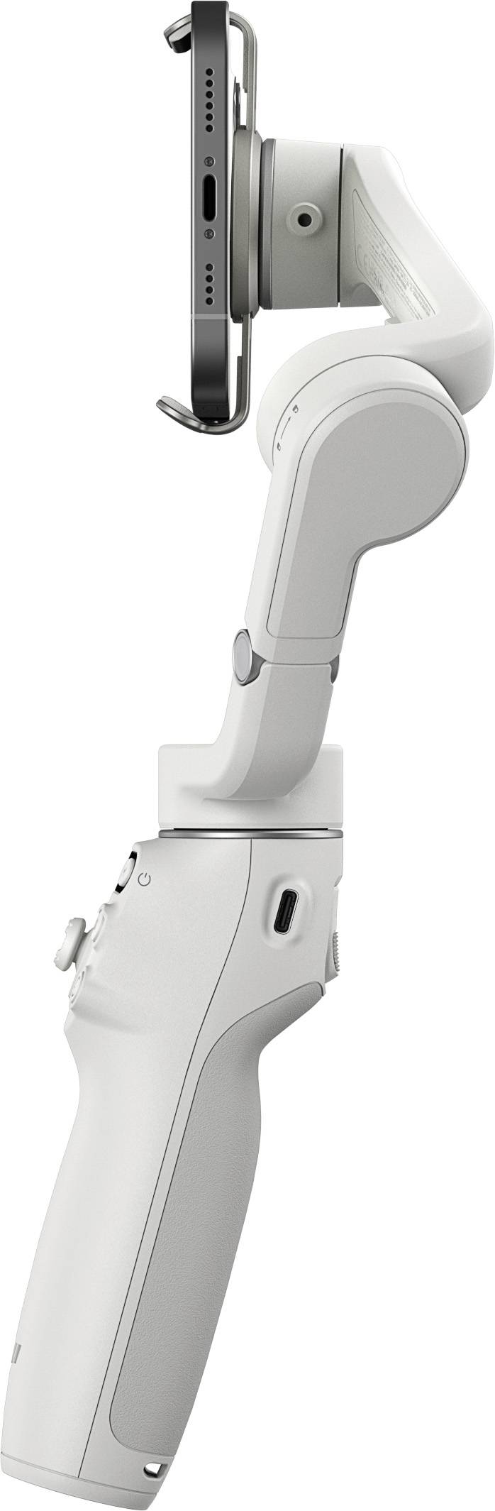 DJI Osmo Mobile 6 Gimbal elektrisch 1/4 Zoll Grau Bluetooth, inkl. Smartphonehalter, inkl. Tasche