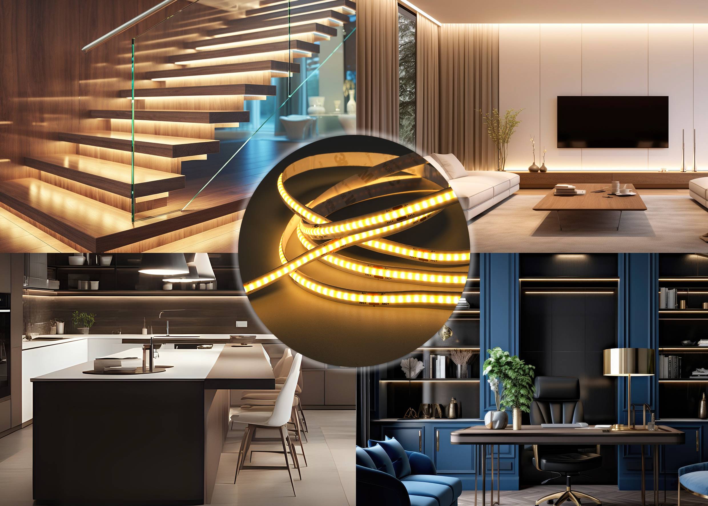 Sygonix SY-5773490 LED-Streifen-Komplettset 230V 5m Warmweiß 1St.