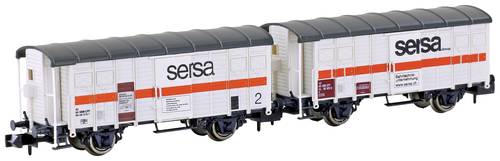 Hobbytrain H24253 N 2er-Set Bahnbauwagen K3 der SERSA