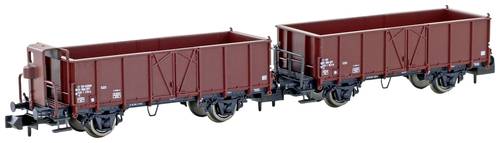 Hobbytrain H24352 N 2er-Set offene Güterwagen L6 der SBB