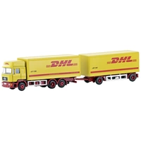 Minis by Lemke LC4607 N LKW Modell MAN F90 3-achs Koffer-Hängerzug DHL Minis by Lemke LC4607 N LKW Modell MAN F90 3-achs Koffer-Hängerzug DHL