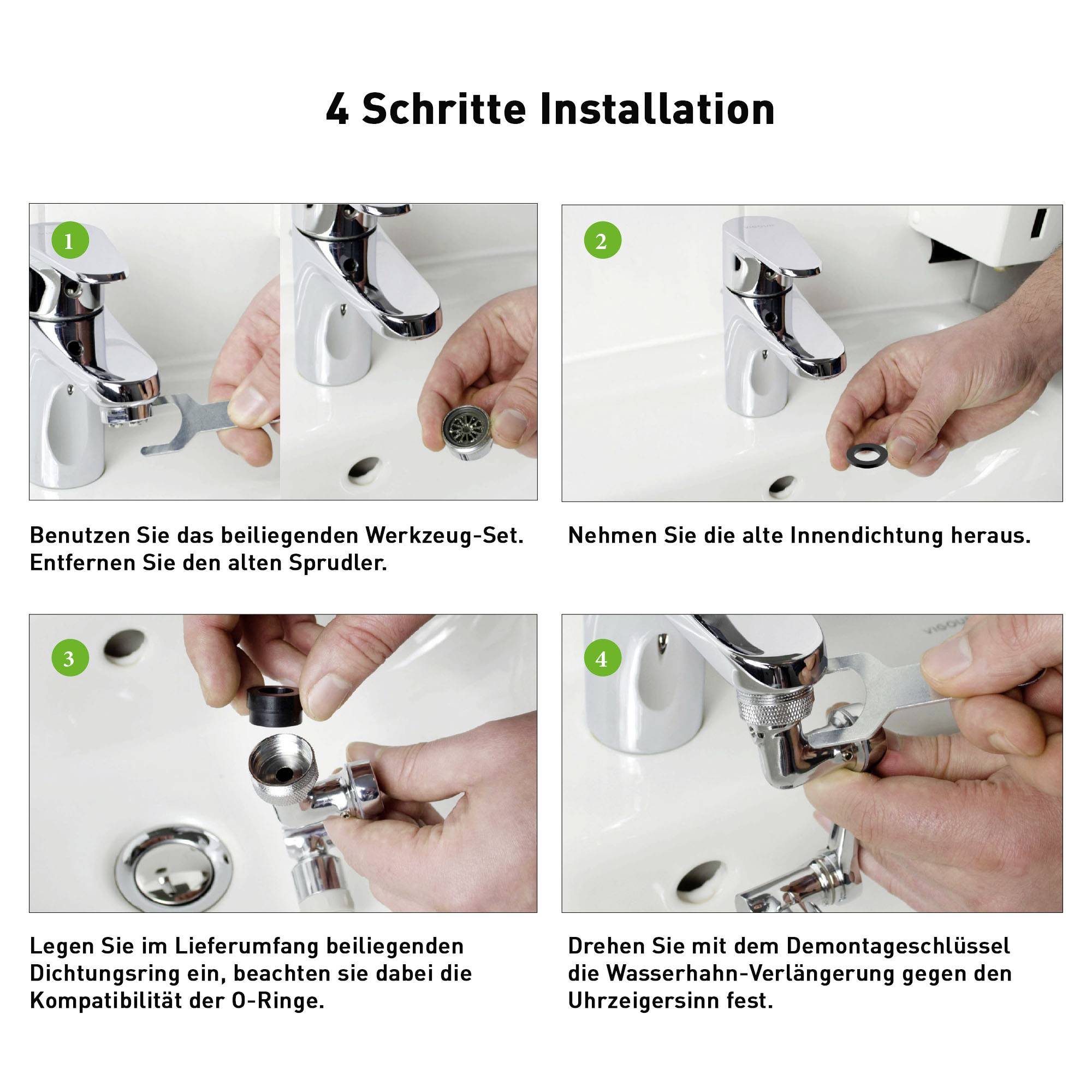 X4 Tools 702040 Wasserhahnverlängerung