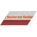 Fischer Verzinkter Rahmennagel (gvz) mit Glattschaft FF NFP 90x3,1mm + 2 Gaskartuschen 1 Set 534702